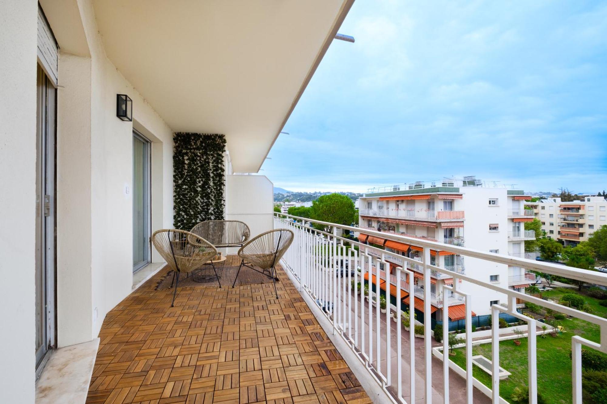 Apartament Le Millesime ~ Vue ~ Balcon ~ Parking Cagnes-sur-Mer Zewnętrze zdjęcie